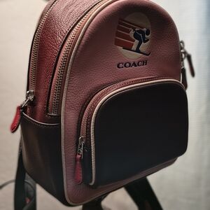 Coach Ski Color Block Backpack